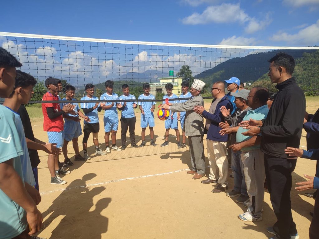 सदरमुकाम खलंगामा खुल्ला भलिबल प्रतियोगिता सुरु