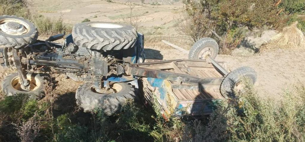 प्यूठानमा ट्याक्टर दुर्घटना हुदा एक जनाको ज्यान गयो