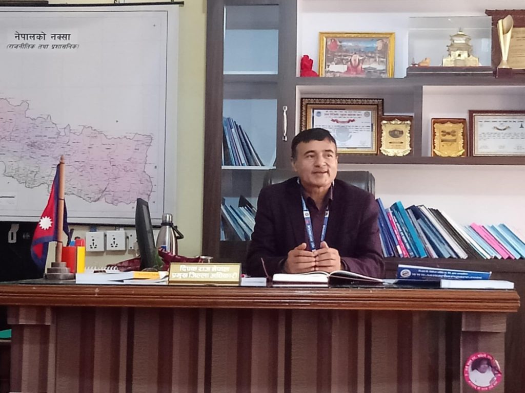 जिल्लाको चौतर्फि विकासको लागि निरन्तर लाग्ने प्रजिअ नेपालको प्रतिवद्धता