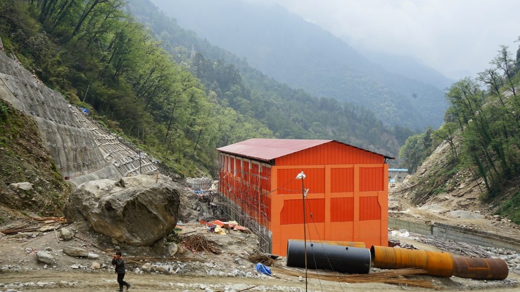 माथिल्लो ठूलोखोला जलविद्युत् आयोजना निर्माणको अन्तिम चरणमा