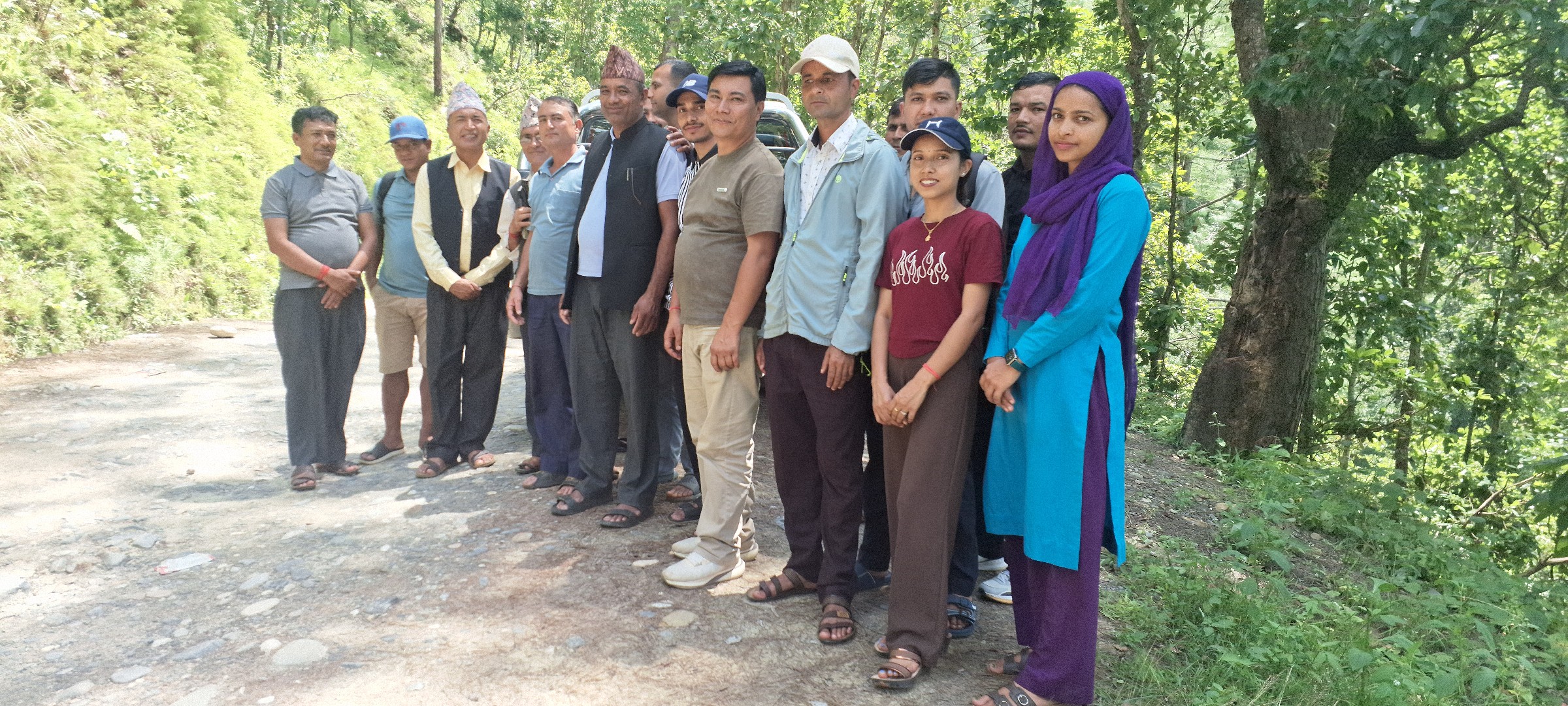 मच्छी ठुलाबेसी सडकको स्थलगत अनुगमन