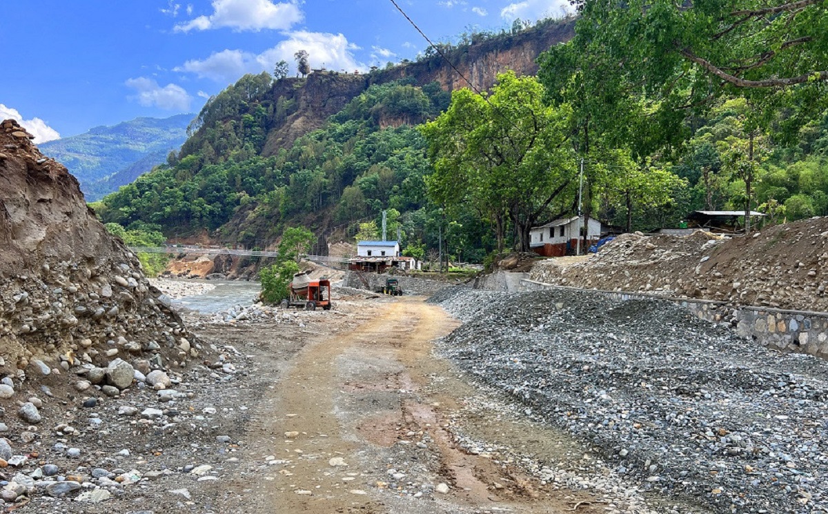 सिमलटारी–सौतामारे–मच्छी सडक निर्माणमा ढिलाइ