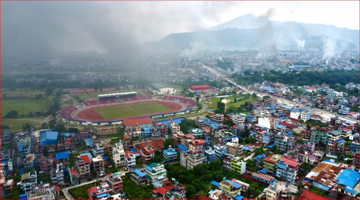 पोखराका अधिकांश कार्यालयमा तोडफोड तथा आगजनी