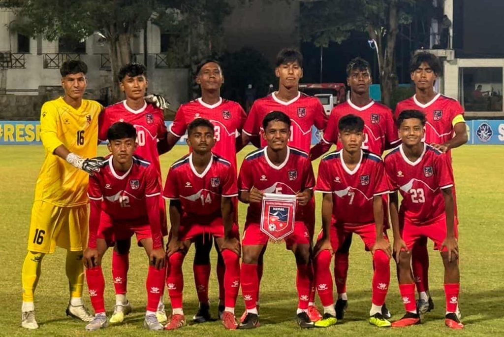 साफ यू–१७ च्याम्पियनसिप : सेमिफाइनलमा भारतसँग भिड्दै नेपाल