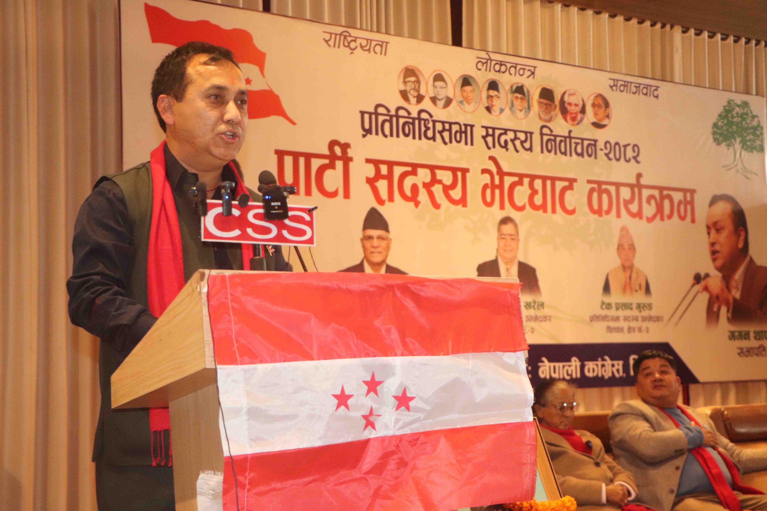 कसैलाई गाली नगरी एकढिक्का भएर निर्वाचनमा लाग्न पार्टी नेता कार्यकतालाई उपभापति शर्माको आग्रह