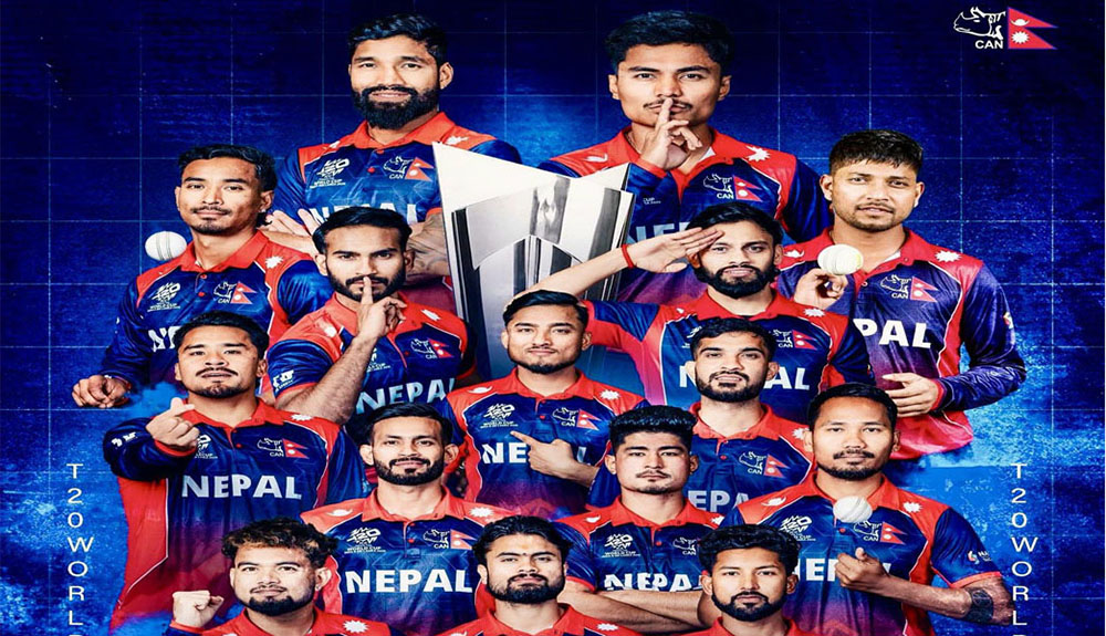 टी–२० विश्वकप क्रिकेटः आज नेपाल इङ्ल्यान्डसँग भिड्दै