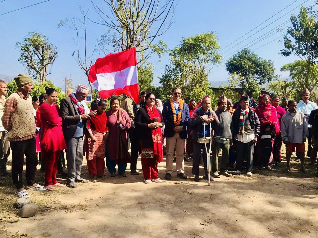 “बदलिएको कांग्रेसले बदल्छ देश” नारासहित प्युठानमा कांग्रेसको वडास्तरीय मतदाता भेटघाट अभियान सुरु