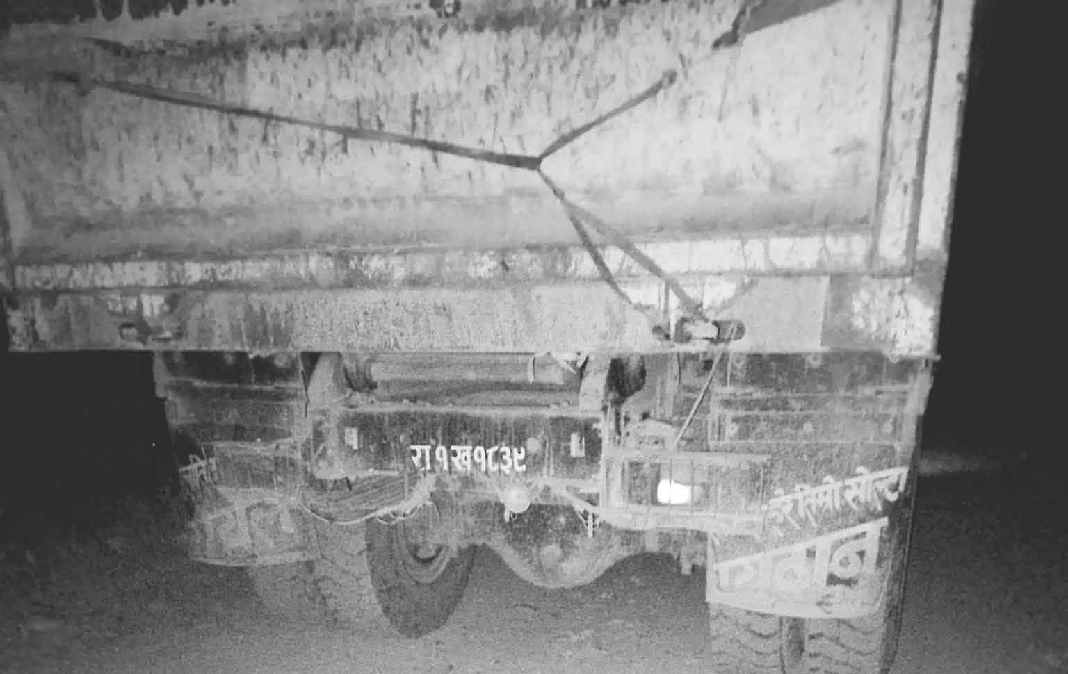 टिप्परको ठक्करबाट मृत्यू