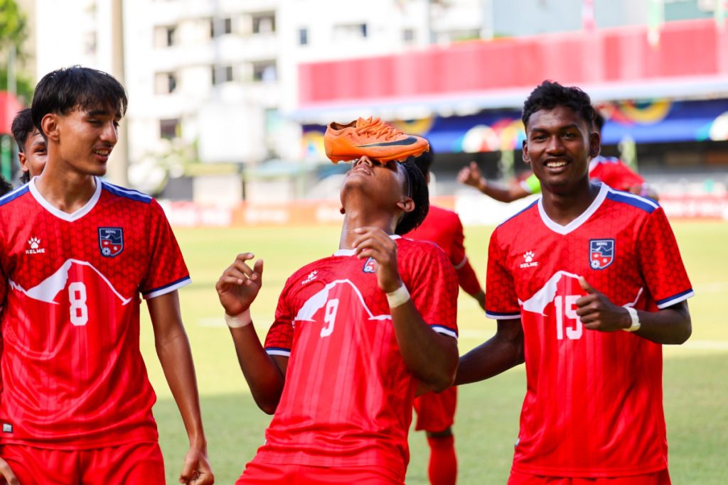 साफ यु–२०  फुटबलः नेपाल सेमिफाइनलमा प्रवेश